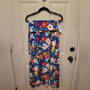 NWT Small Floral Maxi Skirt